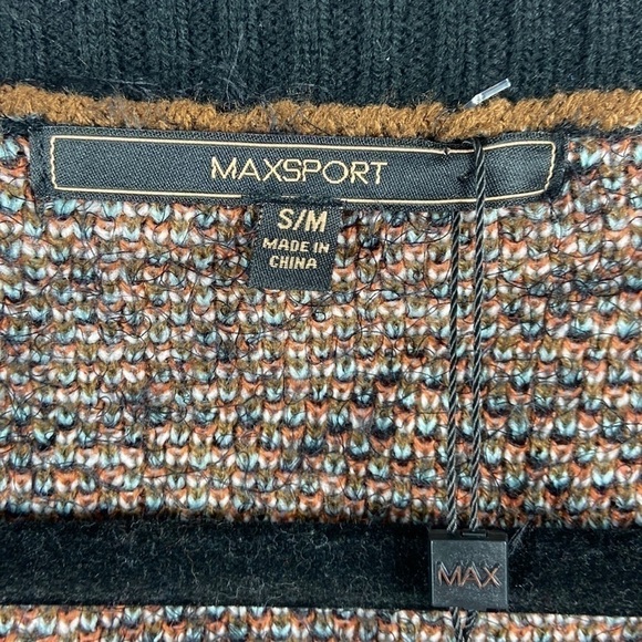 Maxsport Aztec Cocoon Open Front Sweater Size S/M - Picture 4 of 14
